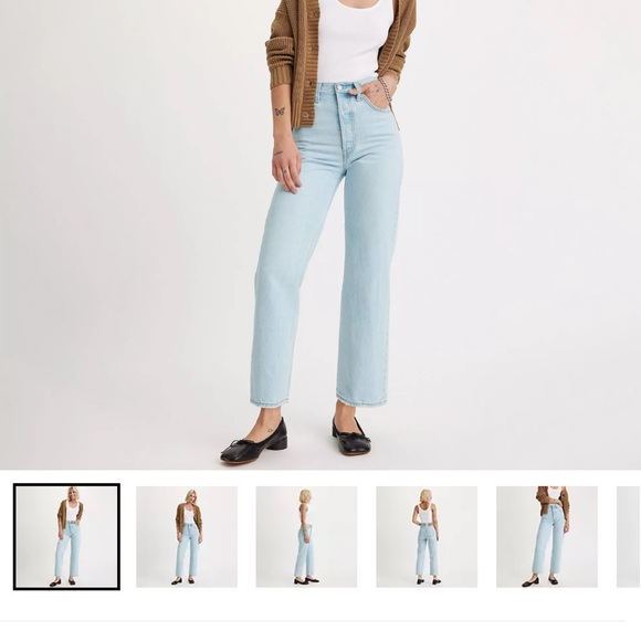 NWT LEVIs ribcage ankle straight size 28x27 - Picture 4 of 9